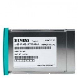 SIMATIC S7-400, memory card RAM MC 952 para S7-400, forma constructiva Larga, 64 Kbyte