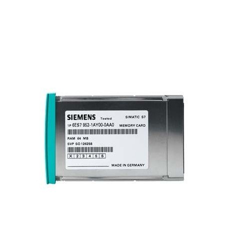 SIMATIC S7-400, memory card Flash 5 V MC 952 para S7-400, forma constructiva Larga, 64 Kbyte