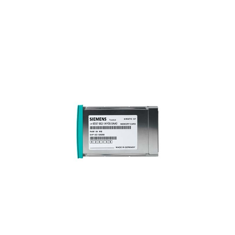 SIMATIC S7-400, memory card RAM MC 952 para S7-400, forma constructiva Larga, 256 Kbyte
