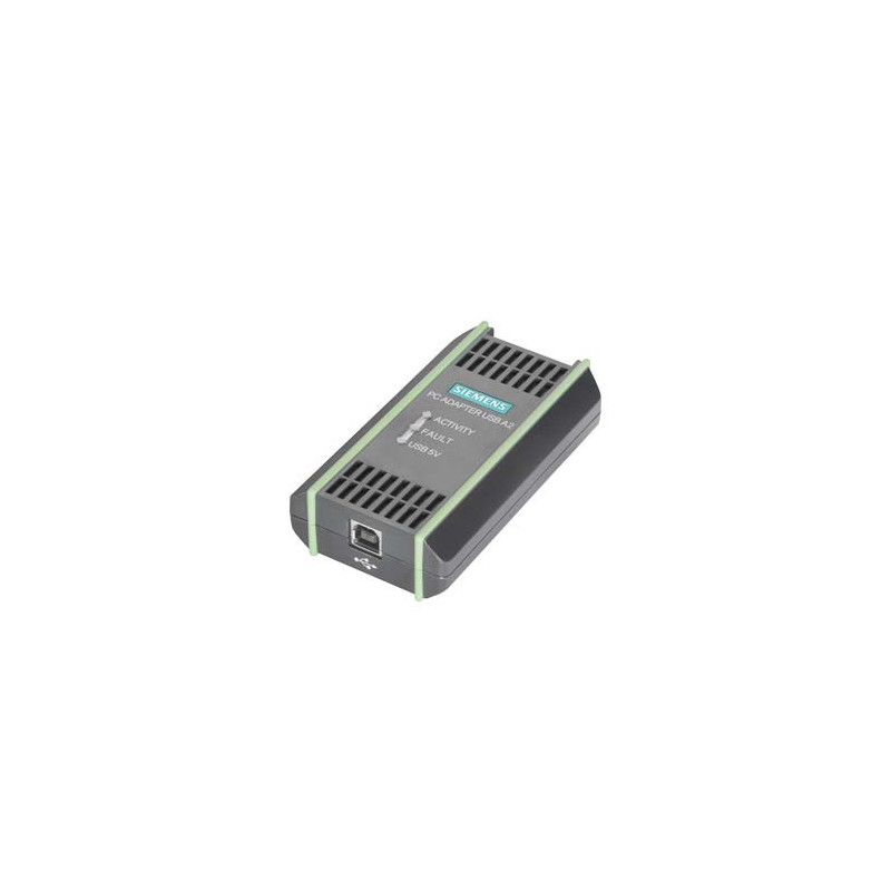 Adaptador USB (USB v2.0) para conectar una PG/PC o portatil a SIMATIC S7. Incluye cable 5 m, utiliza