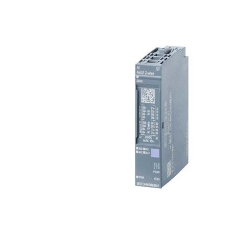 SIMATIC ET 200, 1 módulo electrónico de entradas analógicas para ET 200SP, 4 EA x U/I (tensión/corri