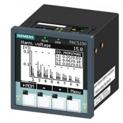 SENTRON PAC5200, LCD, 96X96MM POWER MONITORING DEVICE INSTRUMENTO DE PANEL PARA MEDIR VARIABLES ELEC