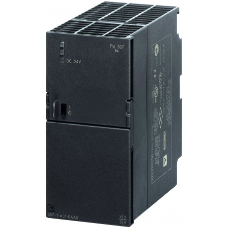 SIMATIC S7-300, PS 307 de 5 A, fuente de alimentación estabilizada, entrada: AC 120/230 V, salida: D