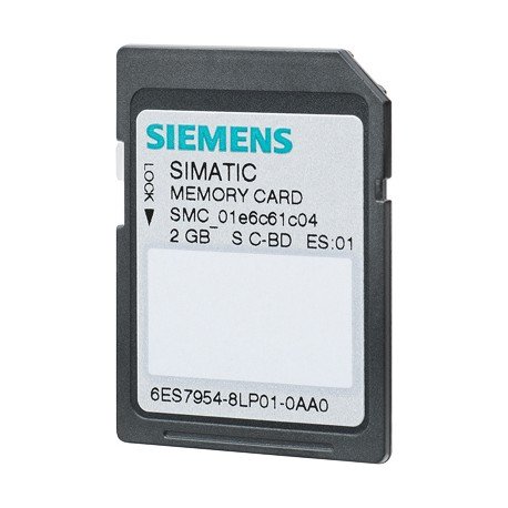SIMATIC S7, Memory card para S7-1X00 CPU, 3,3 V Flash, 2 Gbytes