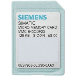 SIMATIC S7, Micro Memory Card para S7-300/C7/ET 200, 3,3 V NFLASH, 128 KB
