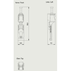 SIMATIC ET 200SP, juego para 5 conexiones de pantalla, con 5 bornes de conexión de pantalla, 5 conexiones de pantallas