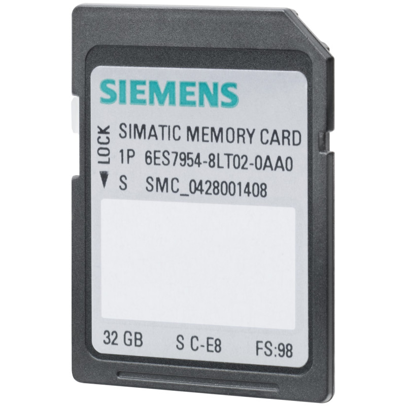 SIMATIC S7, Memory Card para S7-1X00 CPU, 3,3 V Flash, 32 Gbyte