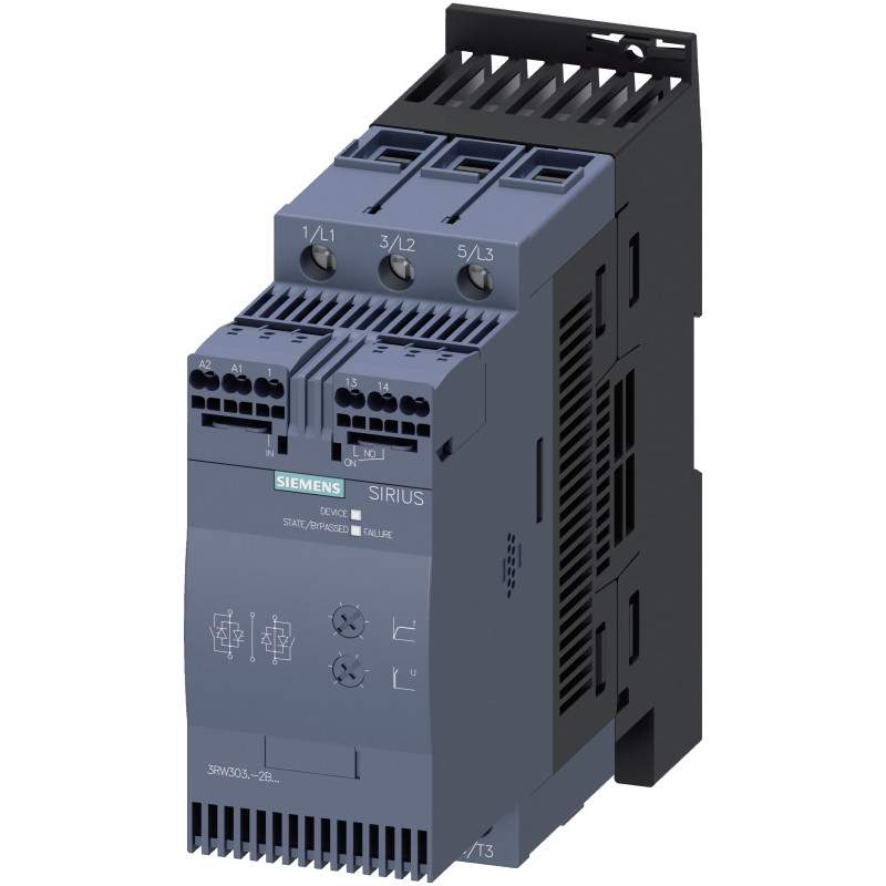 S2 200-480 V AC/400V, 40ºC, CLASS10 : 72A ,37KW,Vm:110-230V AC/DC ,conexión por resorte