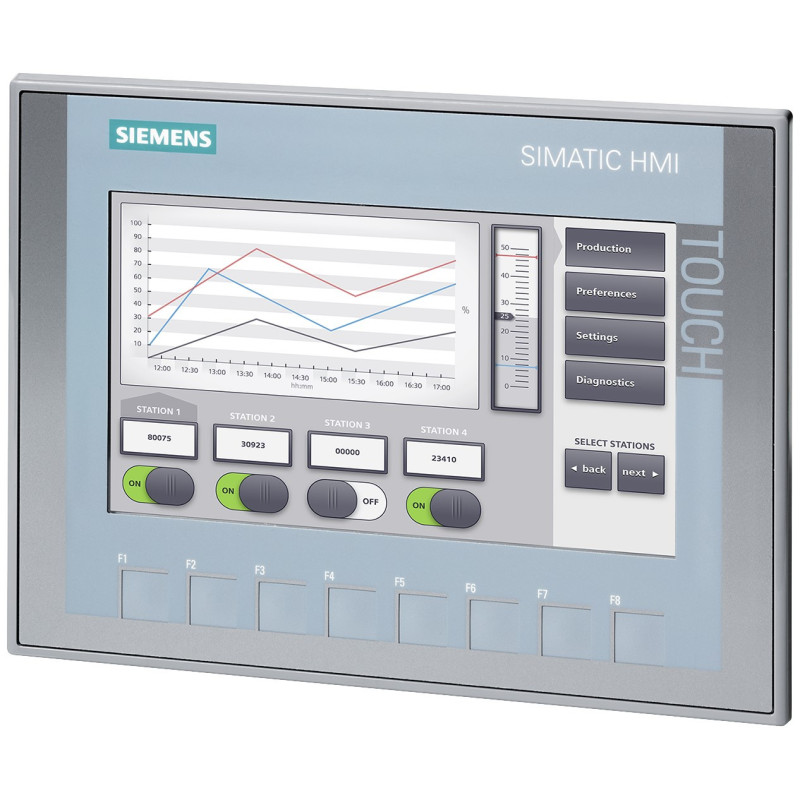 SIPLUS HMI KTP700 BASIC COLOR PN -20 ... +50 grados C con revestimiento conformado basado en 6AV2123